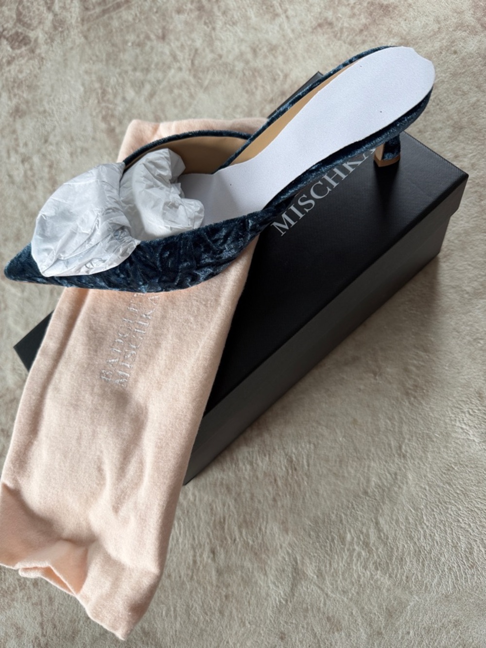 Badgley Mischka Women's Abigayl Pointed Toe Mules Size 8.5